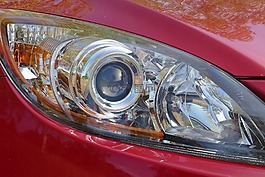 汽車,聚光燈,眼