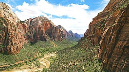 云,景觀,山