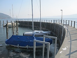 湖,博登湖,端口