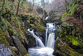 ingleton,大瀑布,径