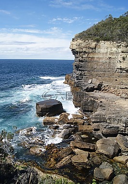 海洋,海岸,石