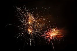 烟花,光,天堂