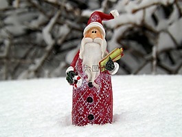 圣誕老人,雪,白
