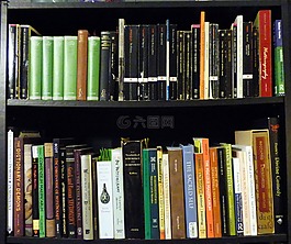 書架,集合,書籍