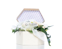 婚禮,盒,鮮花