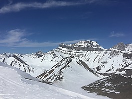 山,雪,景觀