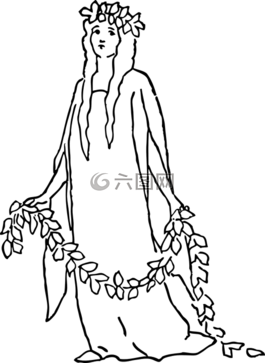 仙女,服裝,女子