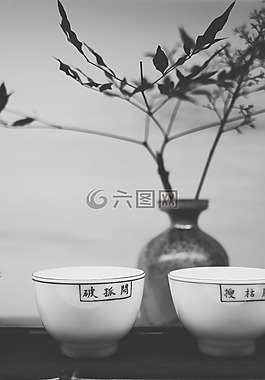 茶具,中國風(fēng),黑白