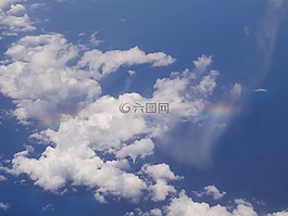 云,彩虹,天空