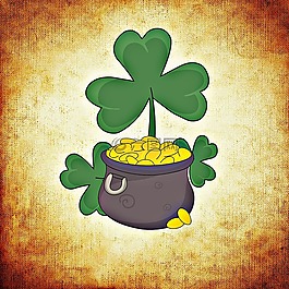 愛爾蘭,st patrick 天,四葉三葉草