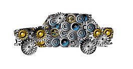 齒輪,車,車輛