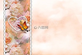 留言簿,背景,浪漫