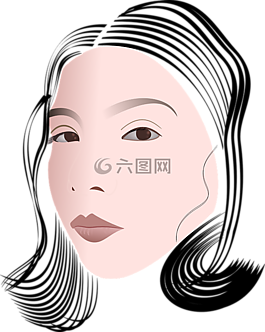 臉,肖像,女子