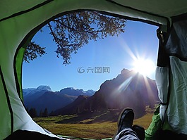 營,露營,假期