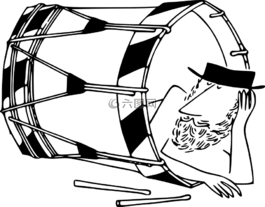 鼓,幽默,小丑