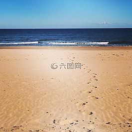 海灘,沙,太陽