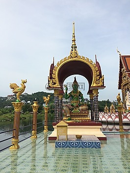 泰國,蘇梅島,廟宇
