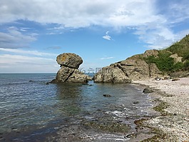 海灘,海,夏季海