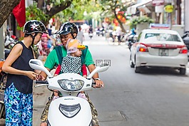 滑板車,鈴木,家庭