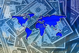 dollar,大洲,世界