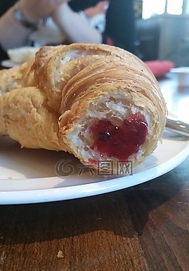 早餐,果醬,咖啡館