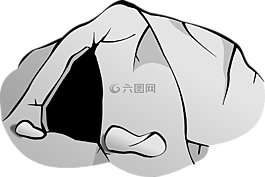洞穴,孔,山
