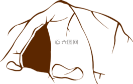洞穴,孔,山