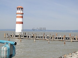 neusiedl 湖,奧地利,燈塔