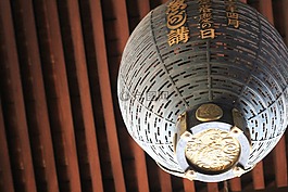 日本,灯笼,寺