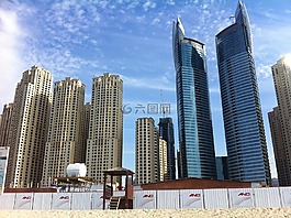 迪拜,jbr,摩天大樓