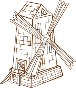 风车,磨机,磨床