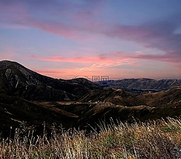 日出,山,景觀