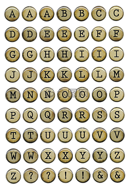 字母表,信,字體