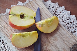 蘋果,生物蘋果,切