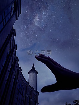 校園,星空,魔幻