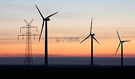 電氣工程,黃昏,日落