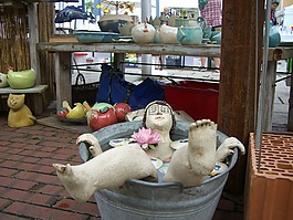 輪,美人魚,浴