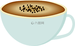 咖啡,喝,咖啡杯