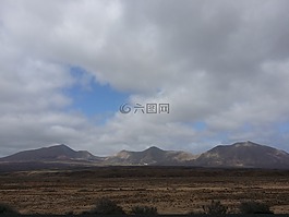 金丝雀,兰萨罗特岛,火山