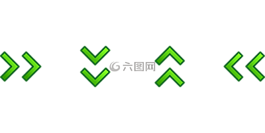 箭頭,綠色,光面紙