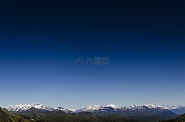 冷,景觀,山脈
