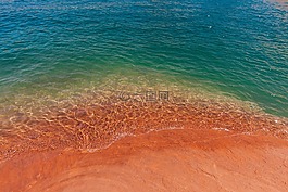海灘,海洋,沙