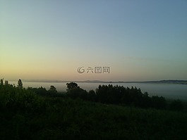 性質(zhì),早上,早晨霧
