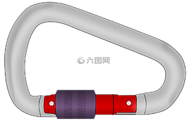登山扣,鎖定螺釘,攀登