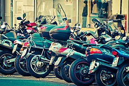 摩托車,公園,這輛摩托車