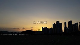 發(fā)光,海,晚上海灘