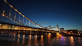 晚上,城市,莫斯科