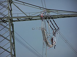 strommast,天空,工作