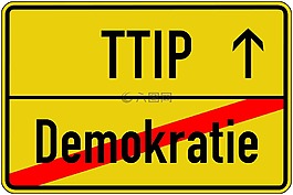 ttip,demokratie,demoschild