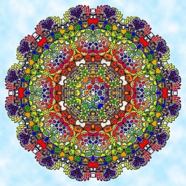 曼陀羅,模式,飾品